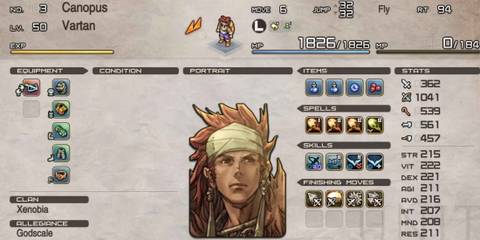 Canopus Best Party in Tactics Ogre Reborn 