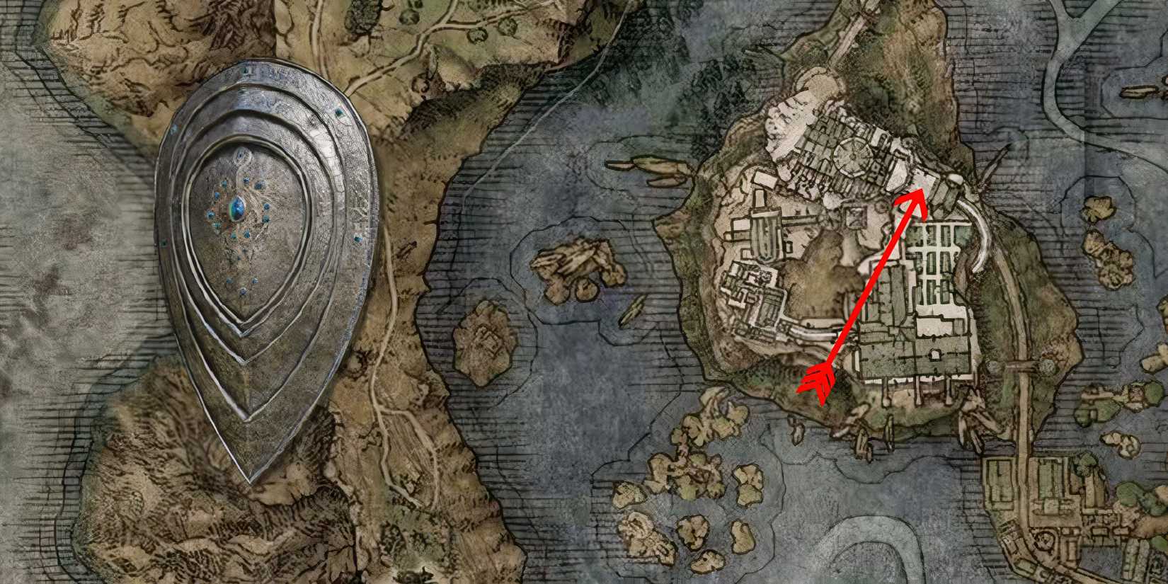 Carian Knight's Shield Location in Elden Ring
