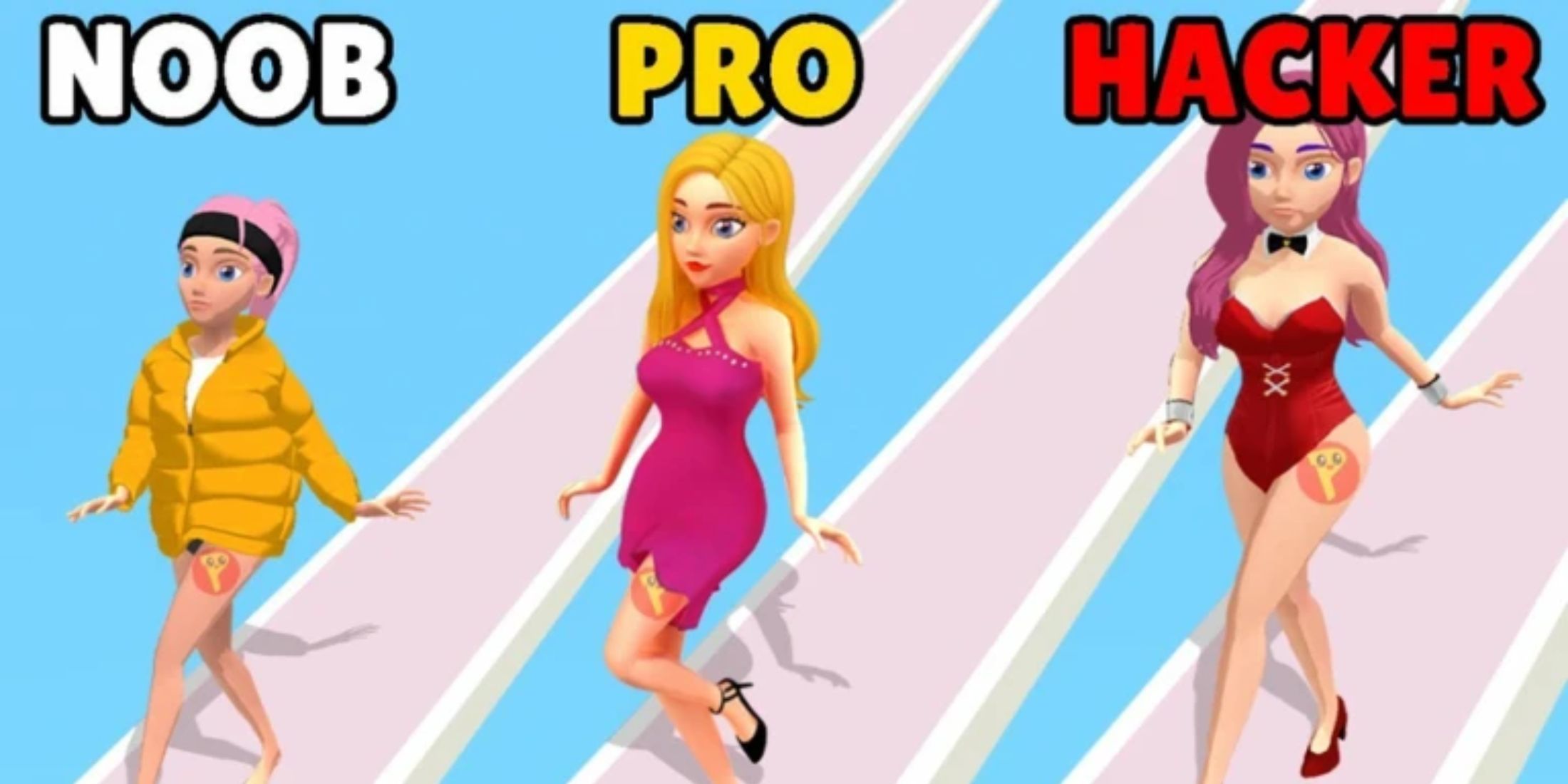 Catwalk Show characters