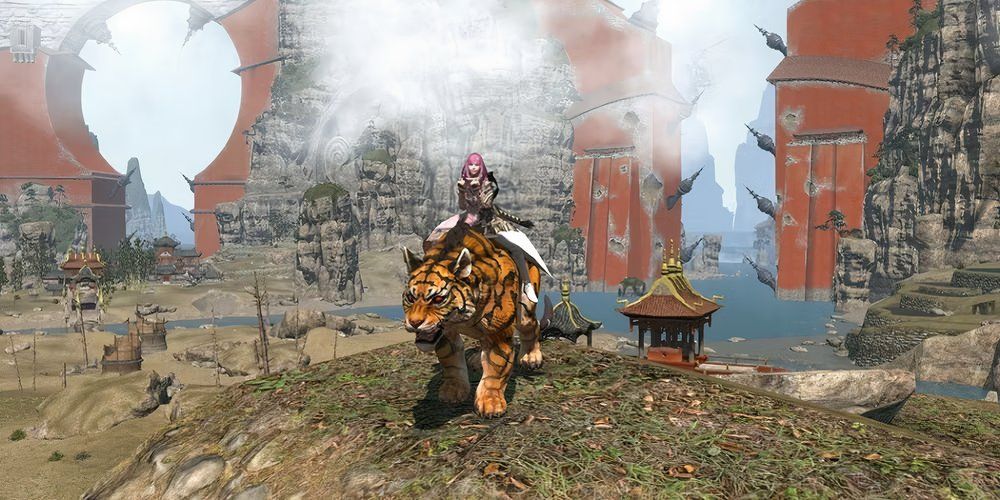 Centurio Tiger mount in Final Fantasy 14