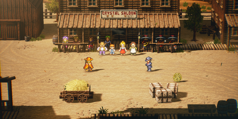 Characters in a Wild West duel in Live A Live