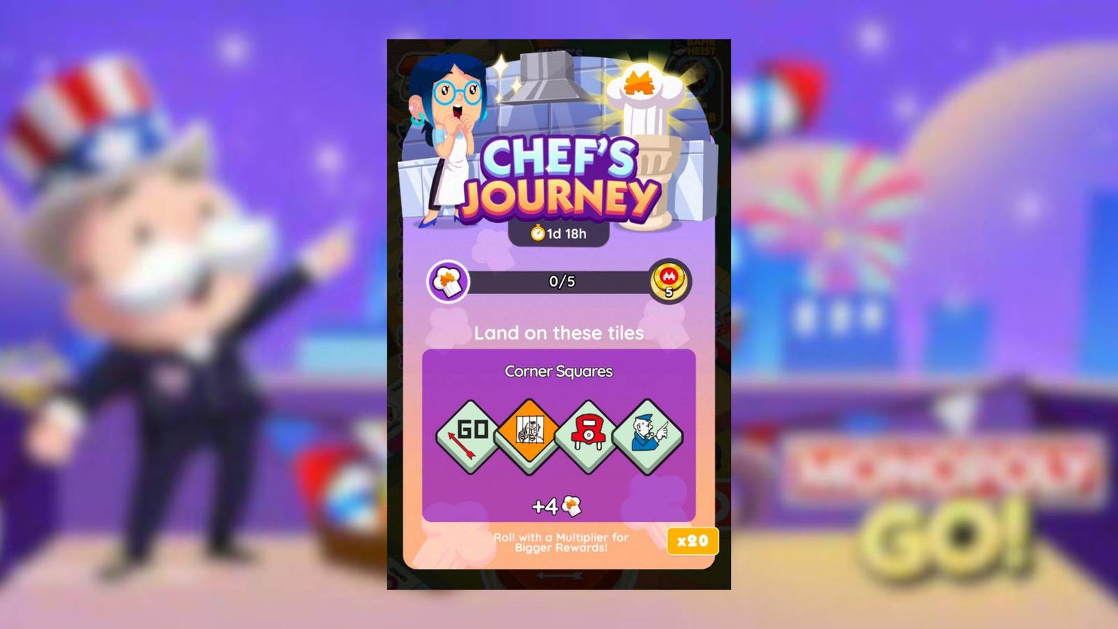 chefs journey monopoly go