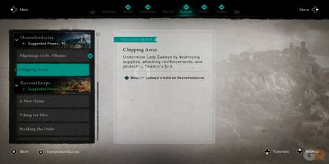 chipping away Ac valhalla