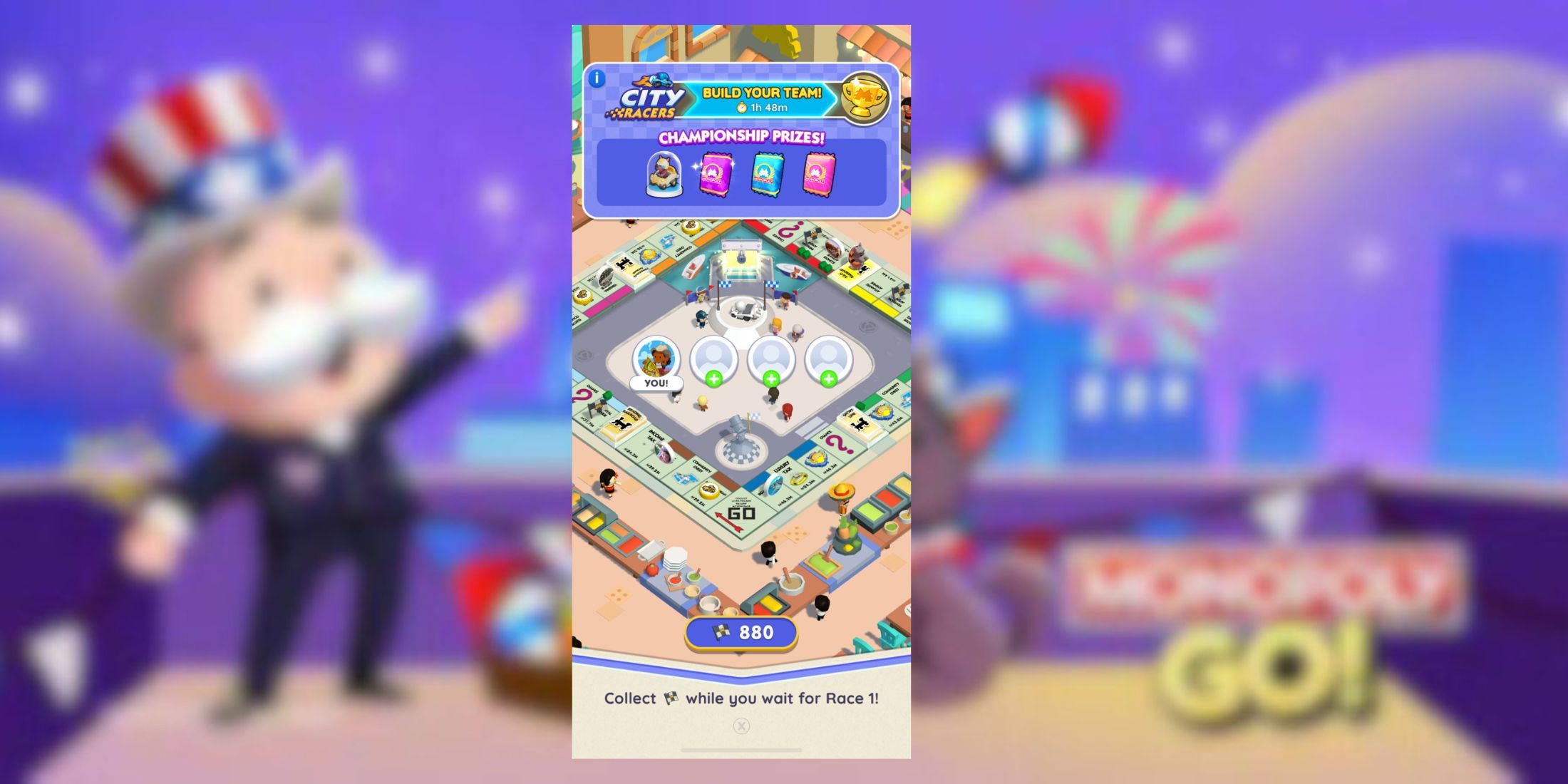 Monopoly GO: City Racers Event Guide