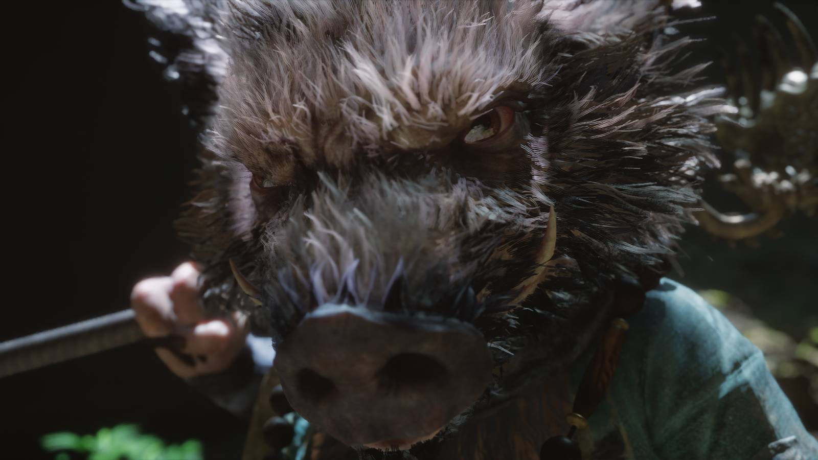 Closeup of Bajie in Black Myth Wukong