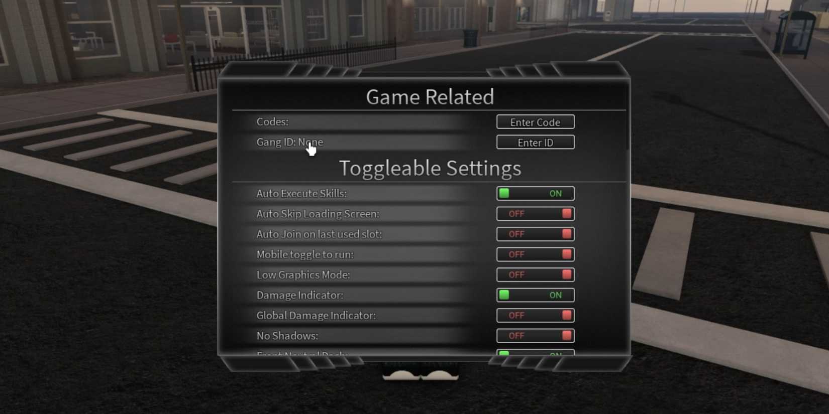 Kengan the codes tab