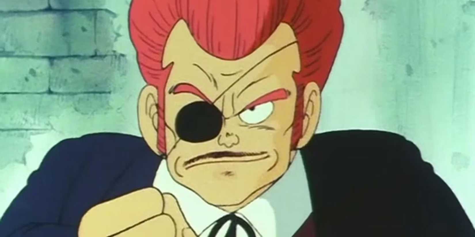 Commander Red from Red Ribbon Army