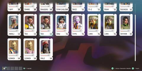 Concord Crew Lineup of Freegunners