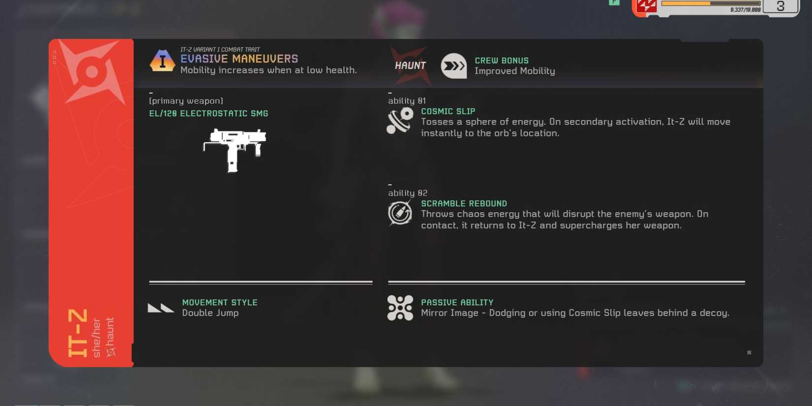 Concord IT-Z abilities preview