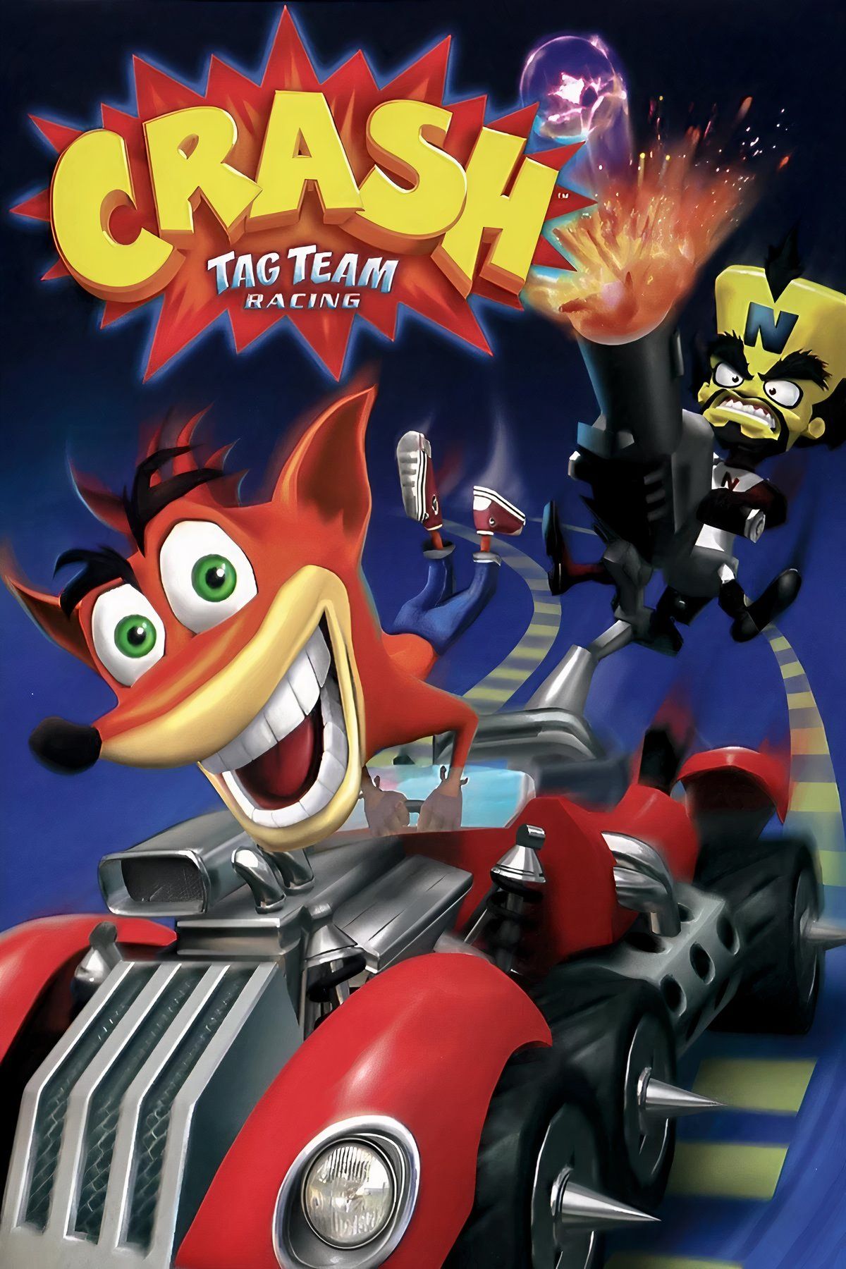 Crash Tag Team Racing Tag Page Cover Art