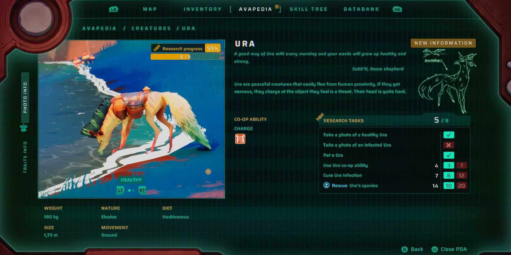 Creatures of Ava Research Tasks