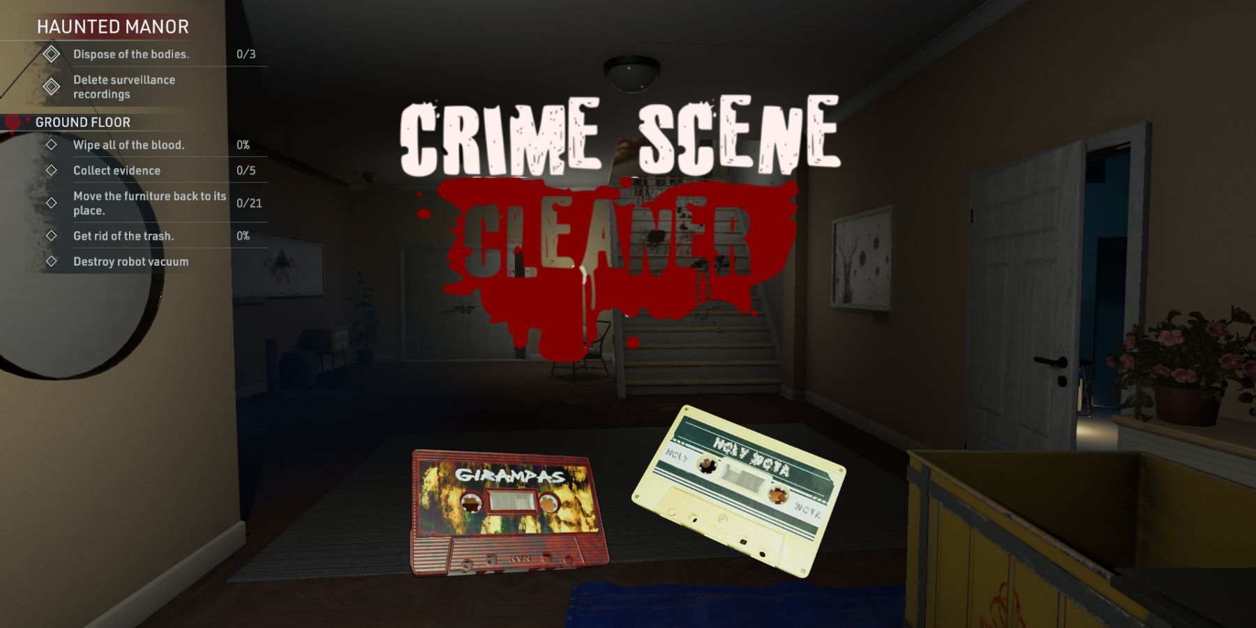 Crime Scene Cleaner: All Secrets & Cassette Tapes in Short Circuit