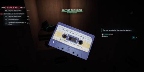 Crime Scene Cleaner casette