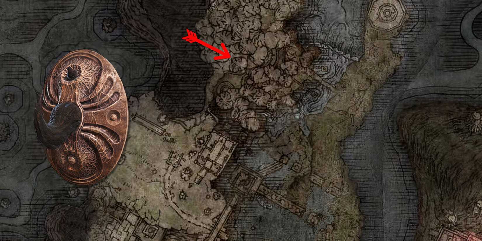 Crucible Hornshield Location in Elden Ring