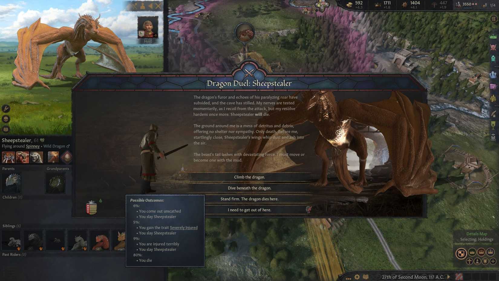 Crusader Kings 3 CK3 AGOT Dragon Duel Slaying Event