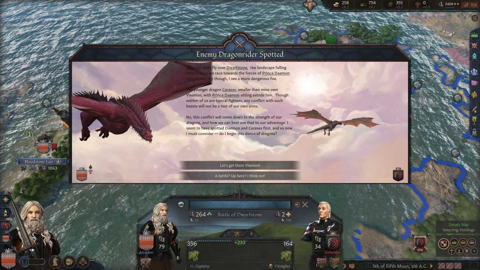 Crusader Kings 3 CK3 AGOT Dragon Vs Dragon Duel