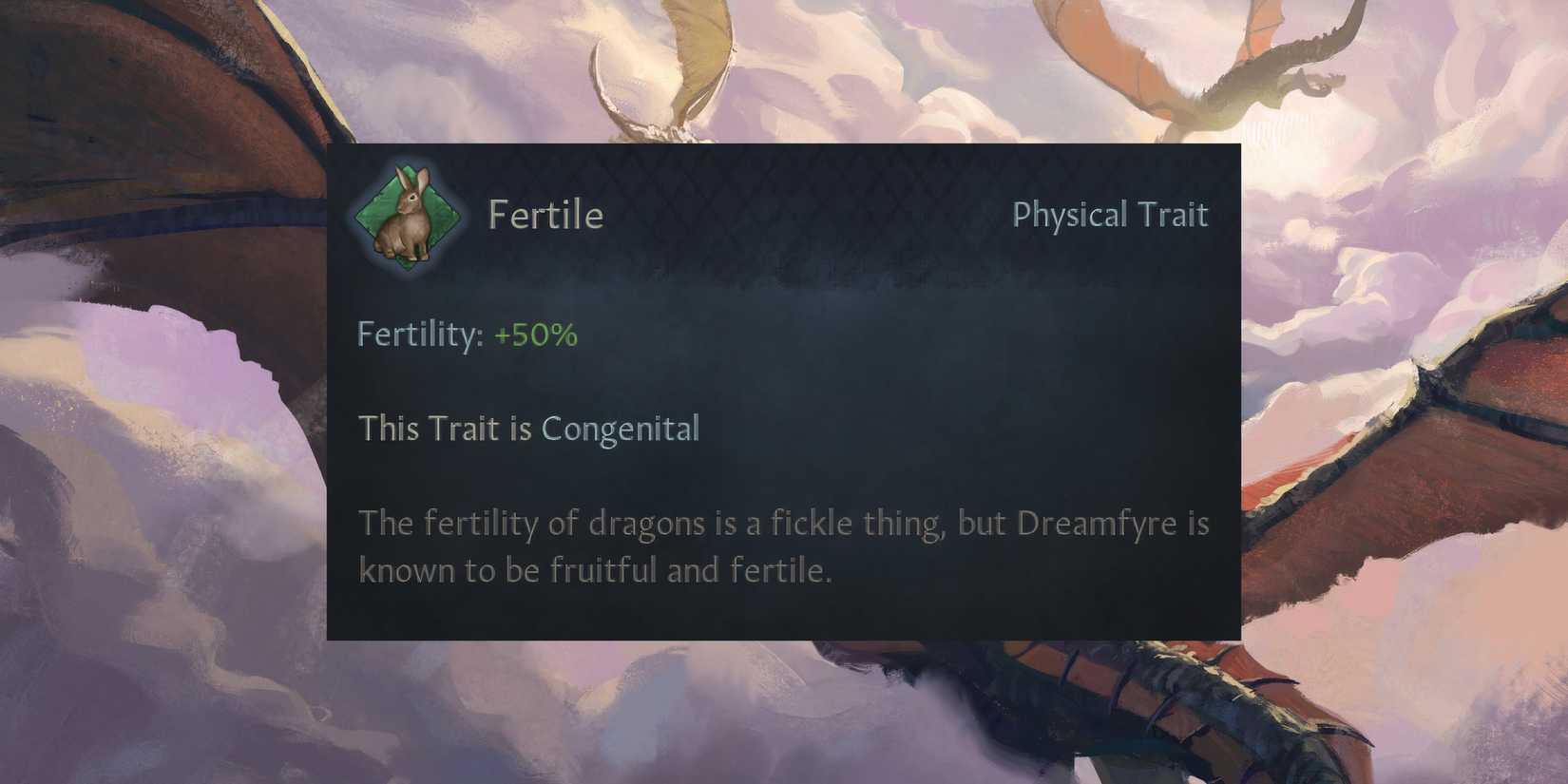 Crusader Kings 3 CK3 AGOT Fertile Dragon Trait