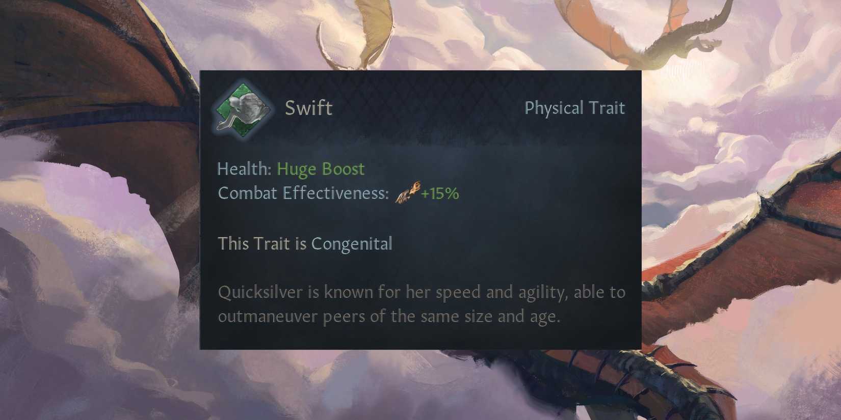 Crusader Kings 3 CK3 AGOT Swift Dragon Trait