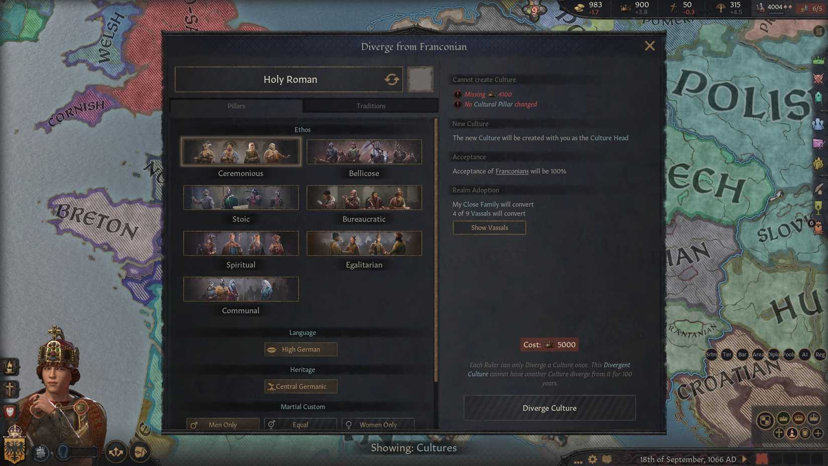 Crusader Kings 3 Culture Divergence