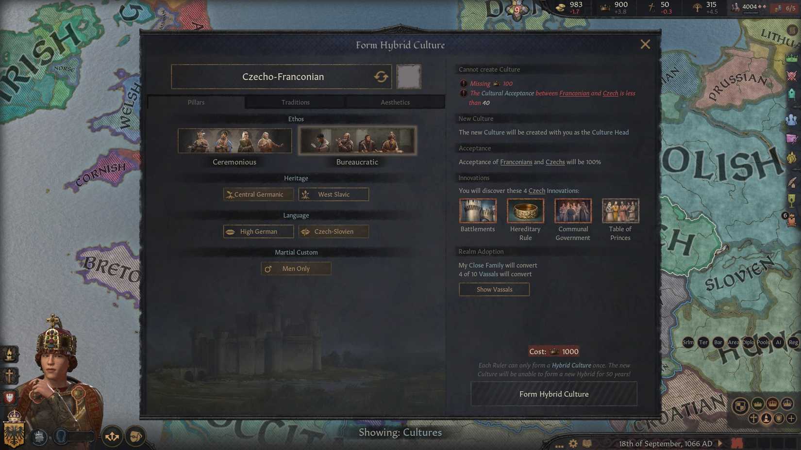 Crusader Kings 3 Culture Hybridization