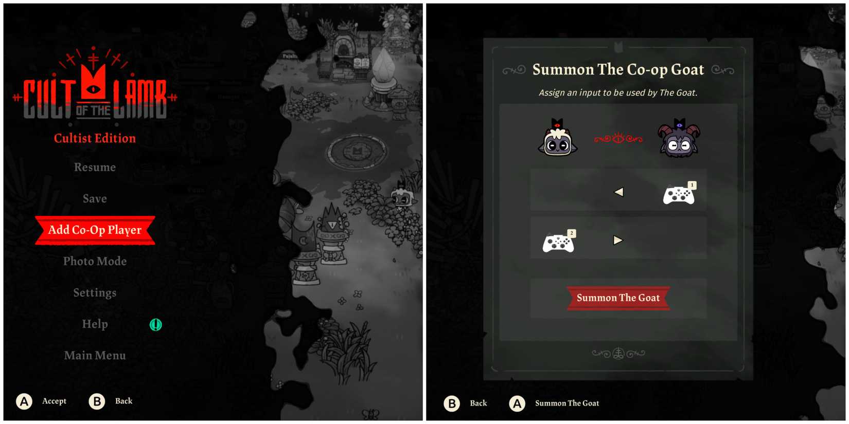 cult of the lamb summon goat