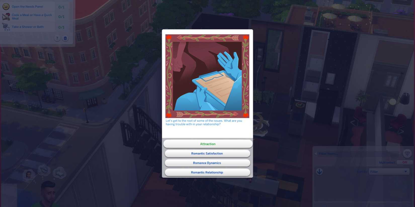 cupid's counseling the sims 4