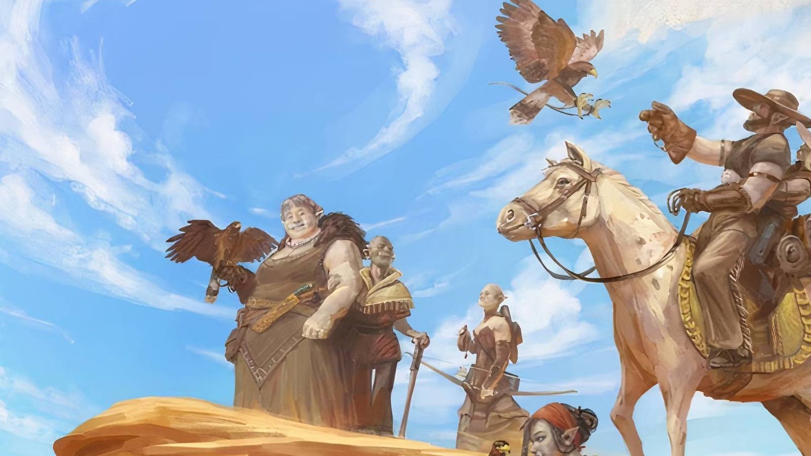 D&D 2024 Orcs Wizards of the Coast promo art