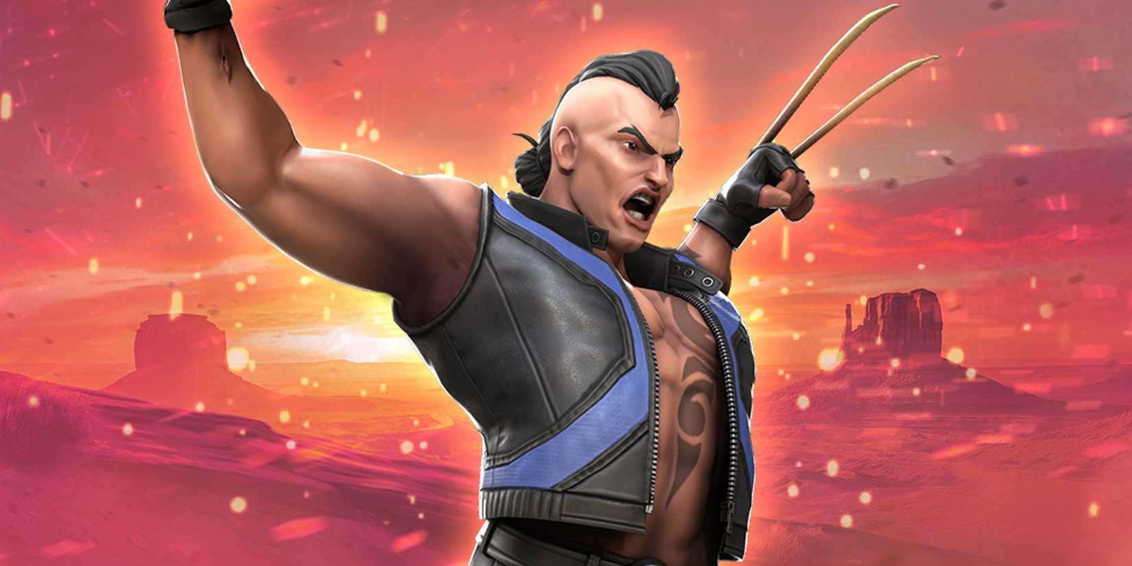 Daken character art in Marvel Strike Force