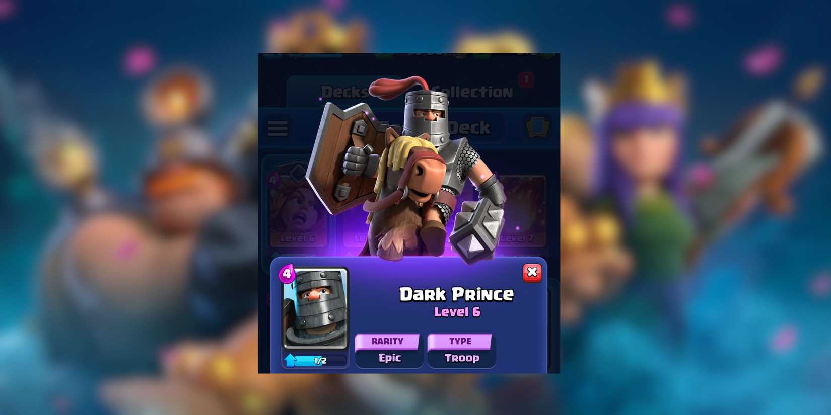 dark prince clash royale