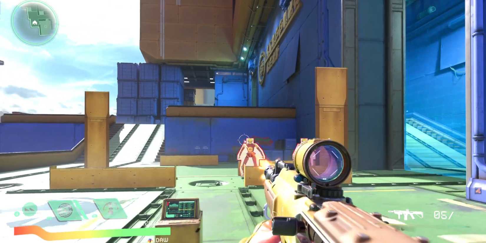 Daw in practise range in Concord