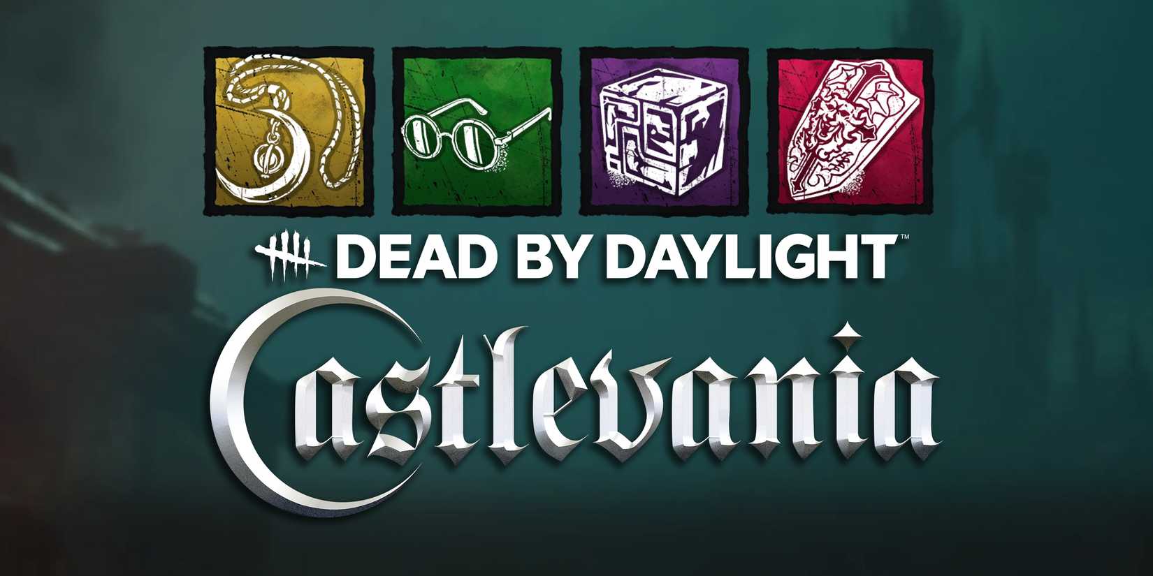 dead by daylight dark lord add-on castlevania logo 