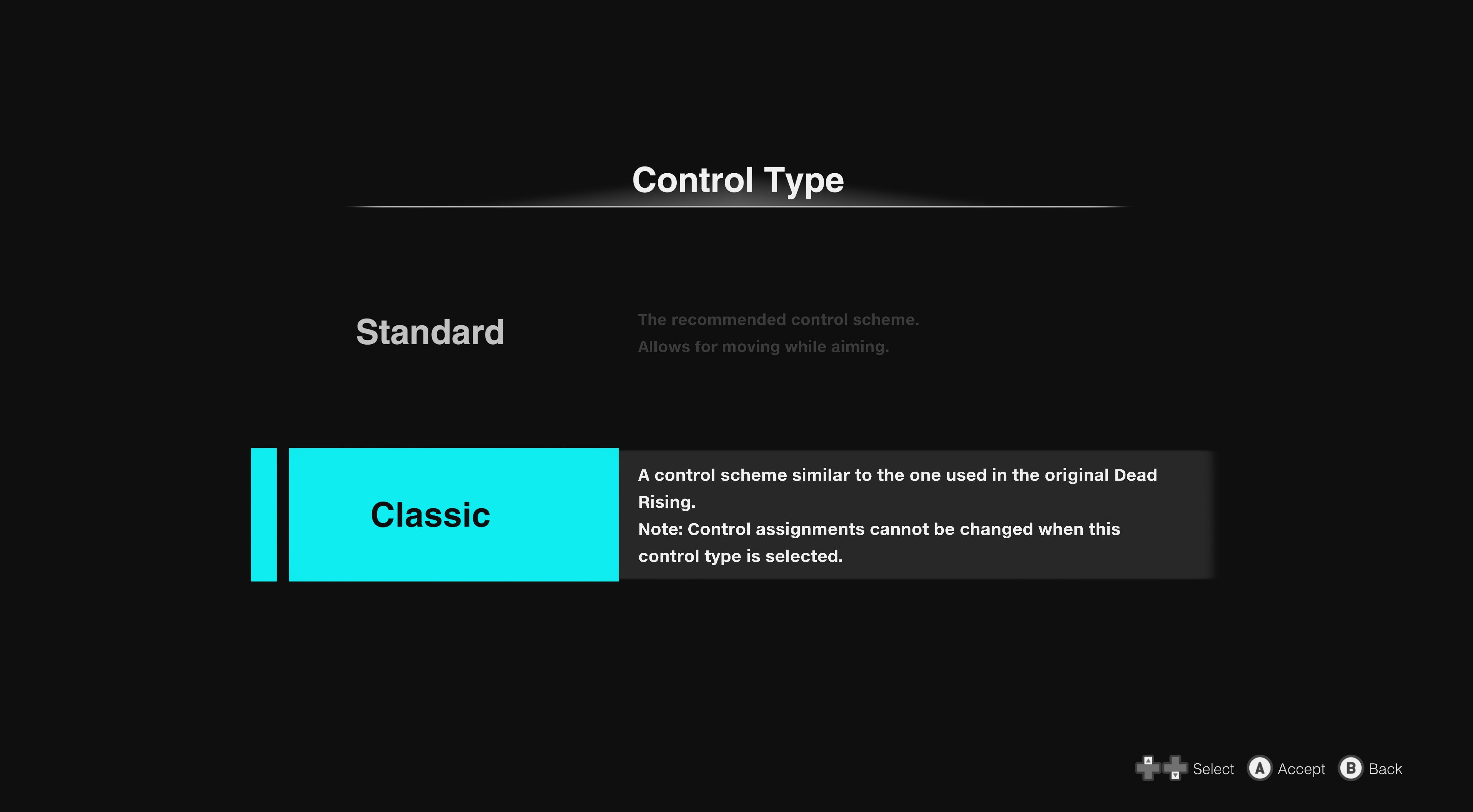 Dead Rising Deluxe Remaster Classic Control Option