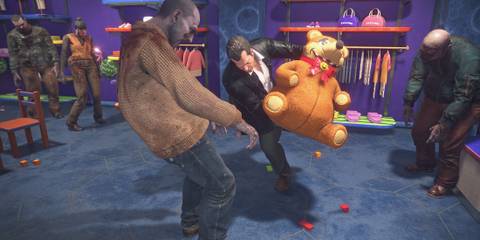 dead rising deluxe remaster frank attacking zombie