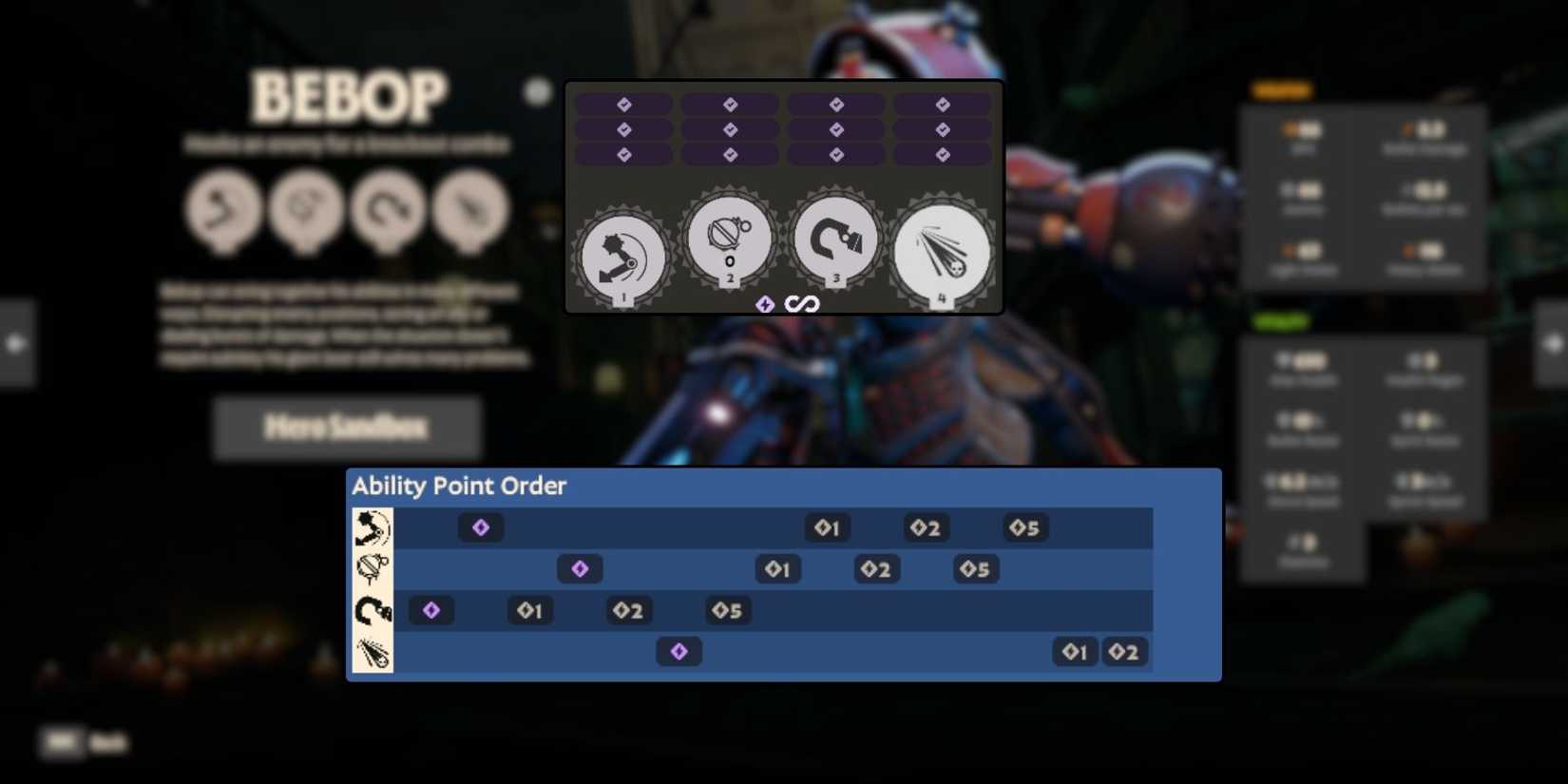 Deadlock-Bebop-ability-build