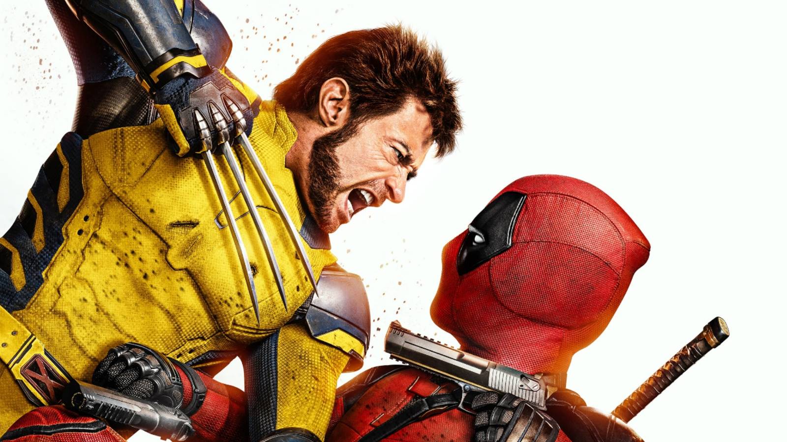 Deadpool and Wolverine Fighting