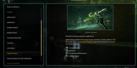 Deathbound - Tehkri Haodai In-Game Tutorial Description