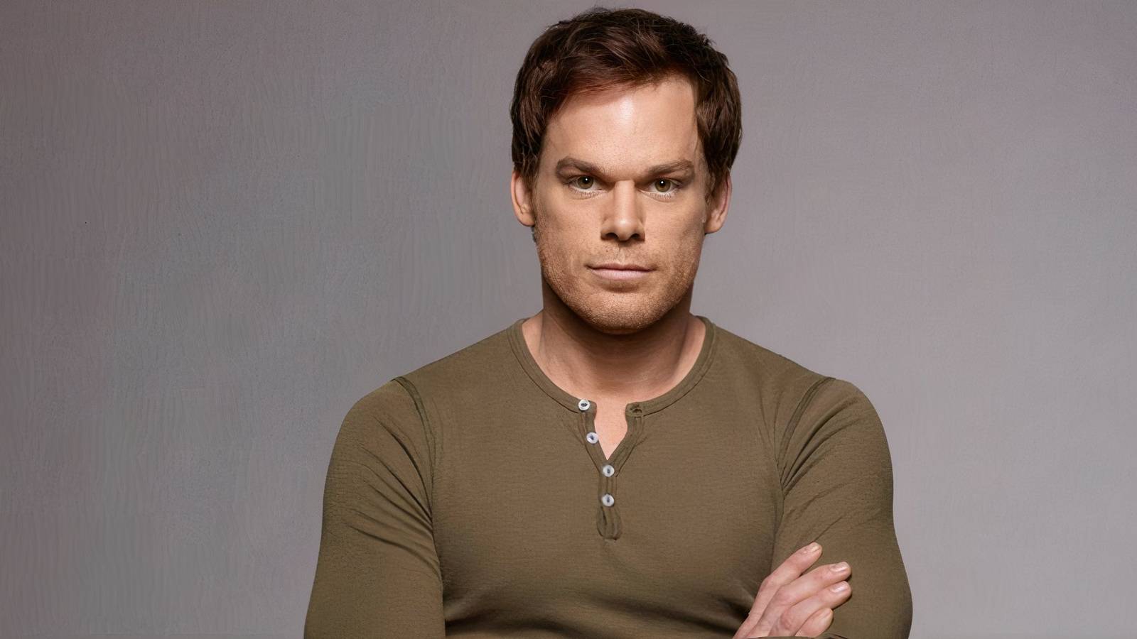 dexter wearing his kill shirt