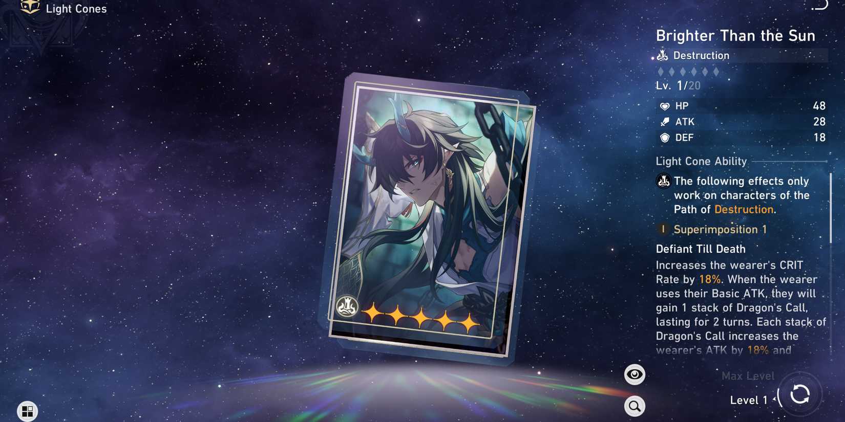 Honkai: Star Rail Brighter Than The Sun Dan Heng