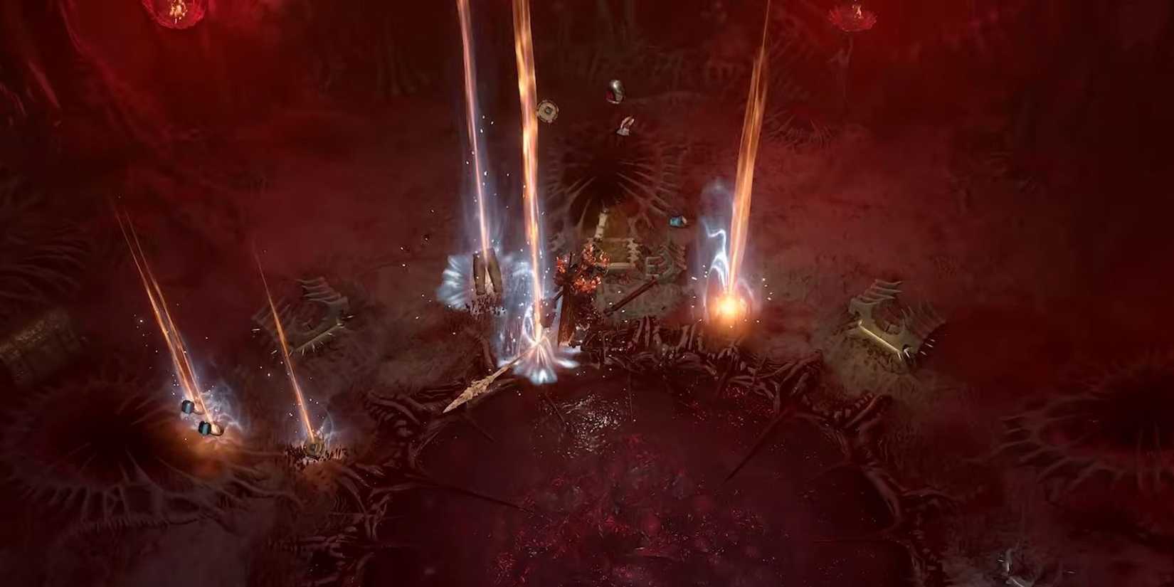 Getting loot in the Infernal Hordes mode from the Diablo 4 Season 5