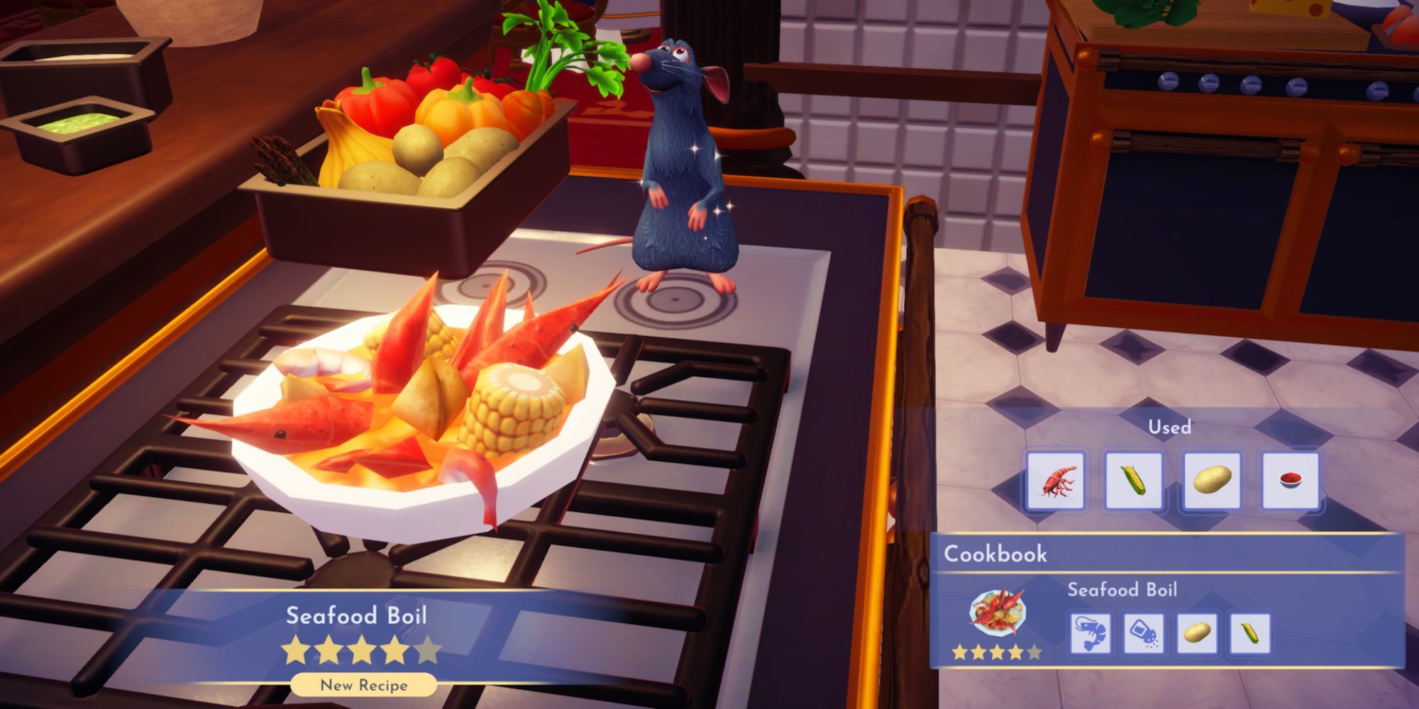 Disney Dreamlight Valley: How To Make Seafood Boil