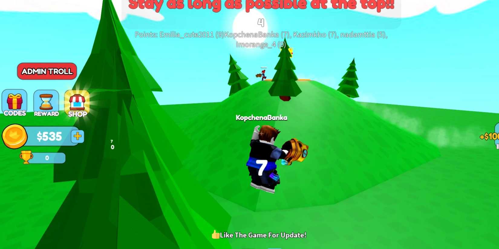 Don't Press The Button X character