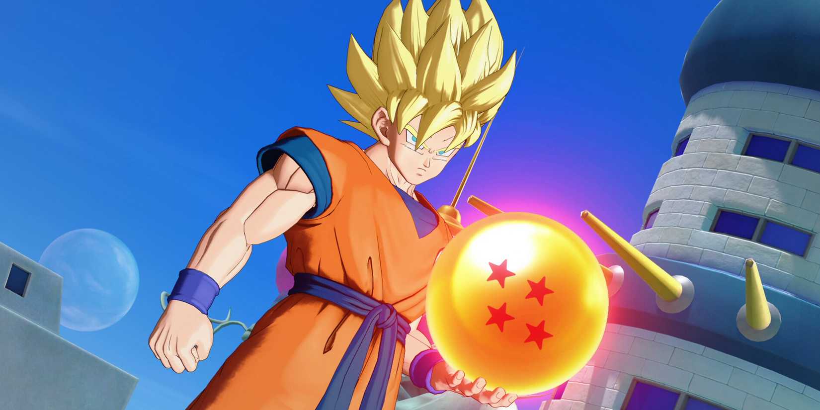 Dragon Ball Project Multi Super Saiyan Goku holding DB