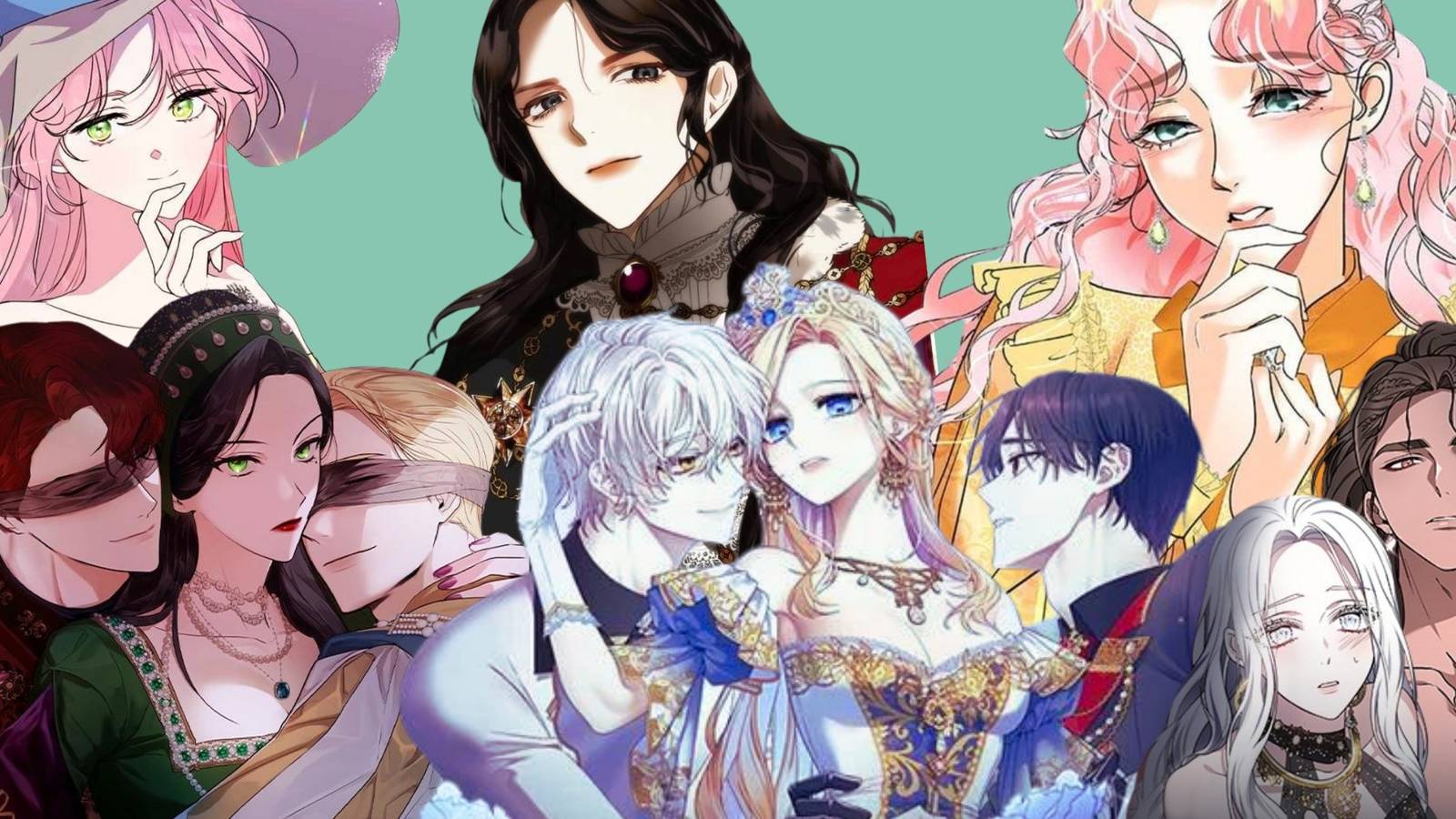 Characters From Manhwa With Beautiful Dresses