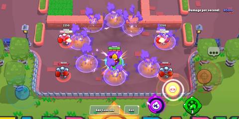 Dynamike's hypercharged dynamite exploding in Brawl Stars 