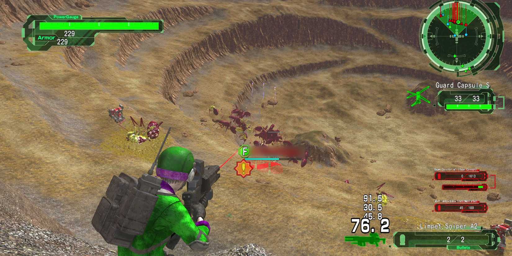 Earth Defense Force 6 - Firing At A Friend In-Gamej