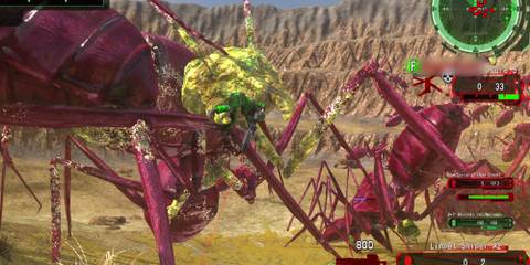 Earth Defense Force 6 - Getting Grabbed As Air Raider