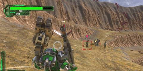 Earth Defense Force 6 - NPC With Red Arrow Over Head