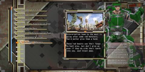 Earth Defense Force 6 - Selecting A Mission