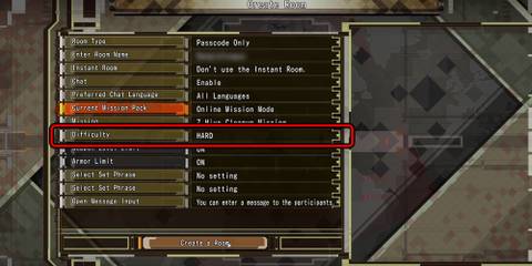 Earth Defense Force 6 - Selecting Hard Difficulty In-Game