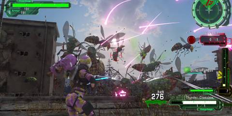 Earth Defense Force 6 - Wing Diver Mid Combat